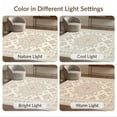 thumbnail image 7 of ODIKA Hallway Entry Transitional Trellis Border Motif Fretwork Hallways Non-Slip Flatwoven for Living Room, Under Sectional, Family, 7 of 7