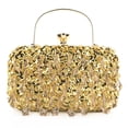 thumbnail image 3 of Handheld Evening Bag, Handmade Double-sided Beaded Bag, Sequined Bag, Evening Clutch for Women, 3 of 8