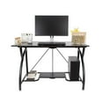 thumbnail image 5 of Origami Multi Purpose Folding Wooden Office Computer Furniture Table Desk, Black, 5 of 7
