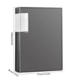thumbnail image 3 of A4 Document Folder Semi-Transparent File Pouch Polypropylene Multi-Pocket File Folder Exam Paper Organizer Student Certificate Organizer, 3 of 6