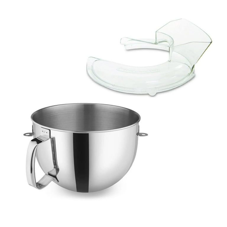 KitchenAid 7-Quart Stainless Steel Bowl + Stand Mixer Stainless Steel  Accessory Pack | Fits 7-Quart KitchenAid Bowl-Lift Stand Mixers