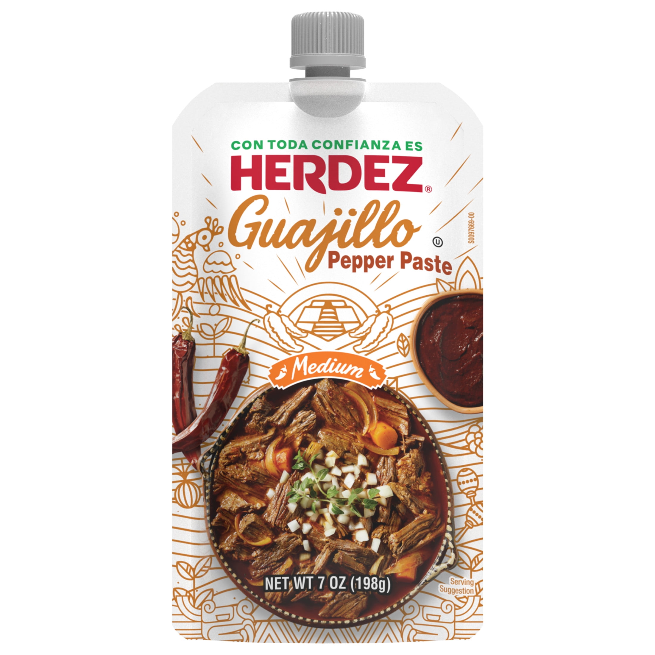 (8 pack) HERDEZ GUAJILLO Pepper Paste 7OZ