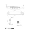 thumbnail image 3 of KD by AxLabs 7-String Tune-O-Matic  Stop Tailpiece, 3 of 3