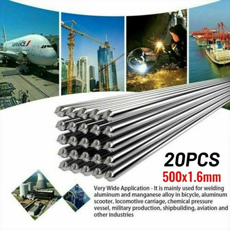 

20Pcs Low Temperature Aluminum Welding Solder Wire Flux Brazing Repair Rods