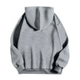 thumbnail image 4 of WILLBEST Sudaderas Navideñas para Hombre y Mujer, Suéter con Estampado De Cocoteros De Color Liso para Otoño e Invierno, Suéter con Capucha De Manga Larga y Bolsillo Grande, 4 of 4