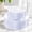 Clear, variant on 100PCS Sage Green Plastic Disposable Plates - 50 Dinner Plates & 50 Dessert Plates for Parties, Weddings, Easter