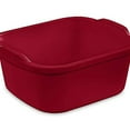 thumbnail image 2 of Sterilite 12 Quart Dishpan Basin Plastic Red, 2 Pack, 2 of 10