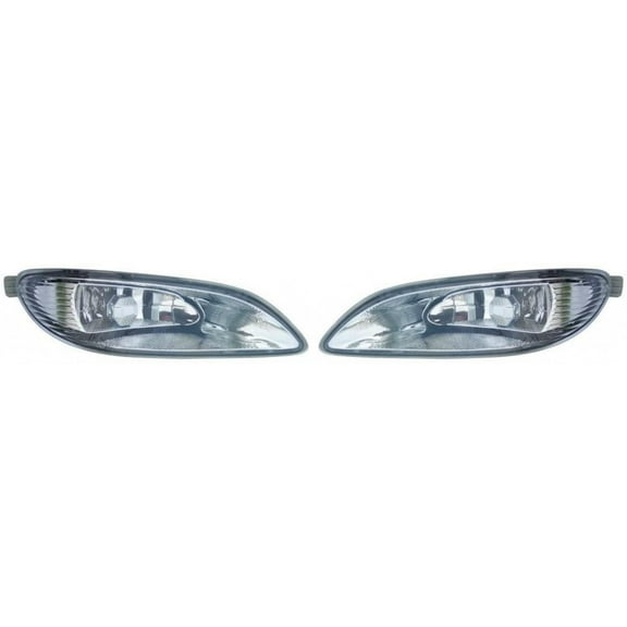 KarParts360 For 2002 2003 2004 Toyota Camry Fog Light Assembly Pair Driver and Passenger Side w/ Bulbs For TO2592106 TO2593106
