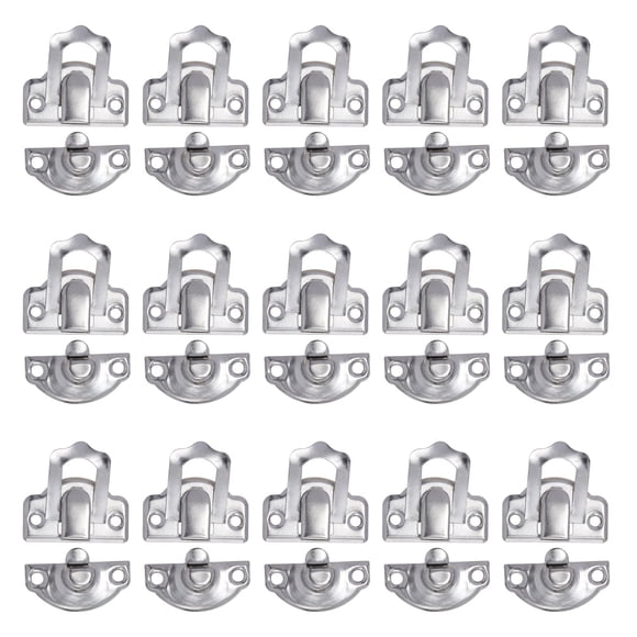 OULII 50pcs Retro Box Latches Iron Silver For Wooden Box DIY Enthusiast