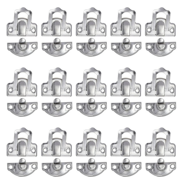 OULII 50pcs Retro Box Latches Iron Silver For Wooden Box DIY Enthusiast