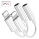 thumbnail image 1 of Adaptador de auriculares Adaptador adicional Adaptador de audio y carga de 3,5 mm Cable de audio adicional para iPhone 7 Blanco Vhermosa LL-1631, 1 of 4
