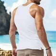 thumbnail image 4 of Yiaimeir Men's Ribbed Button Down Tank Top Sleeveless Casual Slim Fit Tank Tops For Gym Fitness And Everyday Wear,Size S-3XL, 4 of 4