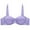 Purple, variant on 2PC Lingerie for Women Pure Desire Thin Support Sagging Balconette Bra,Purple,32