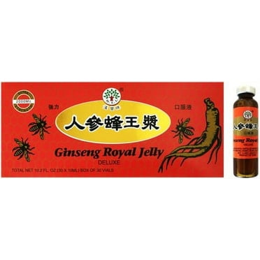Ginseng Royal Jelly - Deluxe (30 Bottles)