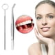 thumbnail image 5 of Juego de 5 piezas de herramientas dentales de acero inoxidable removedor de escalador de sarro juego de espejo oral antivaho, 5 of 7