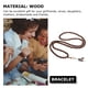 thumbnail image 2 of 1 collar creativo de cuentas de madera, bonita pulsera de cuentas de madera, joyería de cuentas simples, 2 of 6