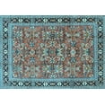 thumbnail image 1 of Ahgly Company Indoor Rectangle Persian Light Blue Traditional Area Rugs, 5' x 8', 1 of 4