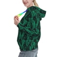 thumbnail image 2 of Haiem Mint Bird Feathers for Women's Fashion Hoodies & Sweatshirts with Kangaroo Pocket,Hooded Sweatshirt with Eye-catching Drawstrings-Large, 2 of 7