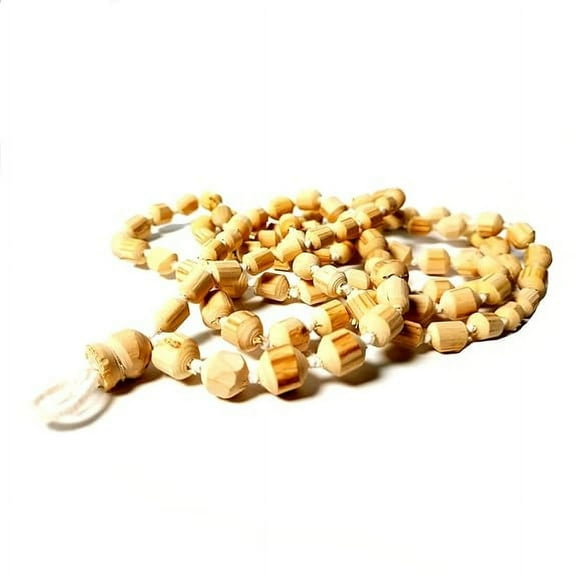 Tulsi Japa Mala 108 Beads Original for Mantra Jaap, Bead Size: Small to Big By Indian Collectible