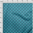 thumbnail image 3 of oneOone Polyester Spandex Turquoise Blue Fabric Asian Ikat Fabric For Sewing Printed Craft Fabric By The Yard 56 Inch Wide, 3 of 4