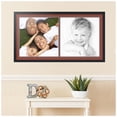 thumbnail image 2 of ArtToFrames Collage Photo Picture Frame with 2 - 20x20 Openings, Framed in Black with Cognac and Black Mats (CDM-3926-40), 2 of 8