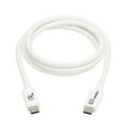 thumbnail image 2 of Tripp Lite by Eaton USB4 Charge-and-Sync 40-Gbps 240-Watt USB-C PD Cable, White, 3.3 Ft., U521-1P0M-WH, U521-1P0M-WH, 2 of 6