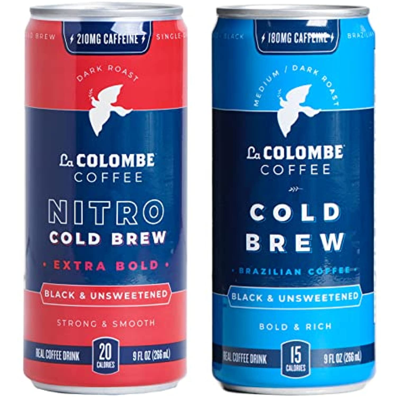La Colombe Cold Brew Duo Pack, Brazilian, Extra Bold Made With Real
