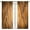 Style-5, variant on Rustic Curtains for Bedroom, Old Barn Door Wooden Board Living Room Curtains, Rural Hardwood Farmhouse Western Retro Drapes 2 Panel Sets,84x84 Inch