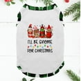 thumbnail image 5 of Cute Gnome Christmas Pajamas Set Matching Family Green Plaid Saying “I’ll Be Gnome For Christmas”, Plus Size Holiday PJs With Dog, 5 of 7
