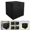 thumbnail image 5 of Lanfini Outdoor Vertical Air Conditioner Cover Waterproof Windproof Oxford Fabric Black for AC Unit Protection 32x32x36 26x26x32 20x20x26 Inch, 5 of 5