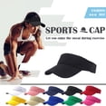 thumbnail image 2 of Tfken Unisex Beach Hat Sun Protection Hiking Fashionable Baseball Visor Hat With Ponytail Athletic Running Gym Lightweight Travel Outdoor Summer Cap Dailly Wear Comfortable Pink, 2 of 5