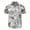 Grey, variant on BUWTTER Mens Shirts Short Sleeve Tropical Button Down Loose Fit Vacation Casual Summer Beach Shirt Blue L