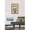 thumbnail image 2 of Disney Tim Burton's The Nightmare Before Christmas - Jack Madness Wall Poster, 14.725" x 22.375", Framed, 2 of 5