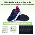 thumbnail image 6 of AOV Womens Walking Arch Support Shoes Athletic Tennis Sneakers for Plantar Fasciitis,Size 6.5 RoseBlue, 6 of 7