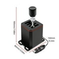 thumbnail image 5 of Height Adjustable Racing Shifter USB Simulators Shifter Easy Installation, 5 of 9