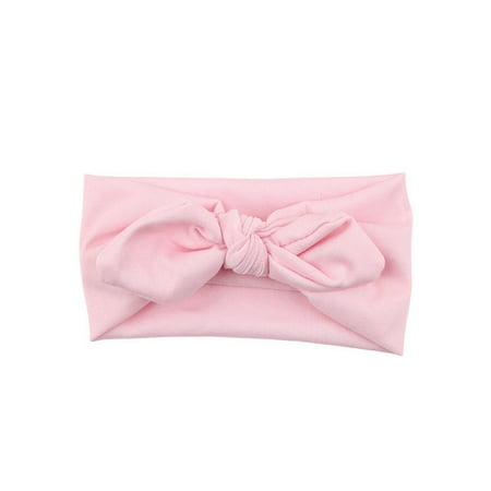 Baby Kids Girls Rabbit Bow Ear Hairband Headband Turban Knot Head Wraps PK