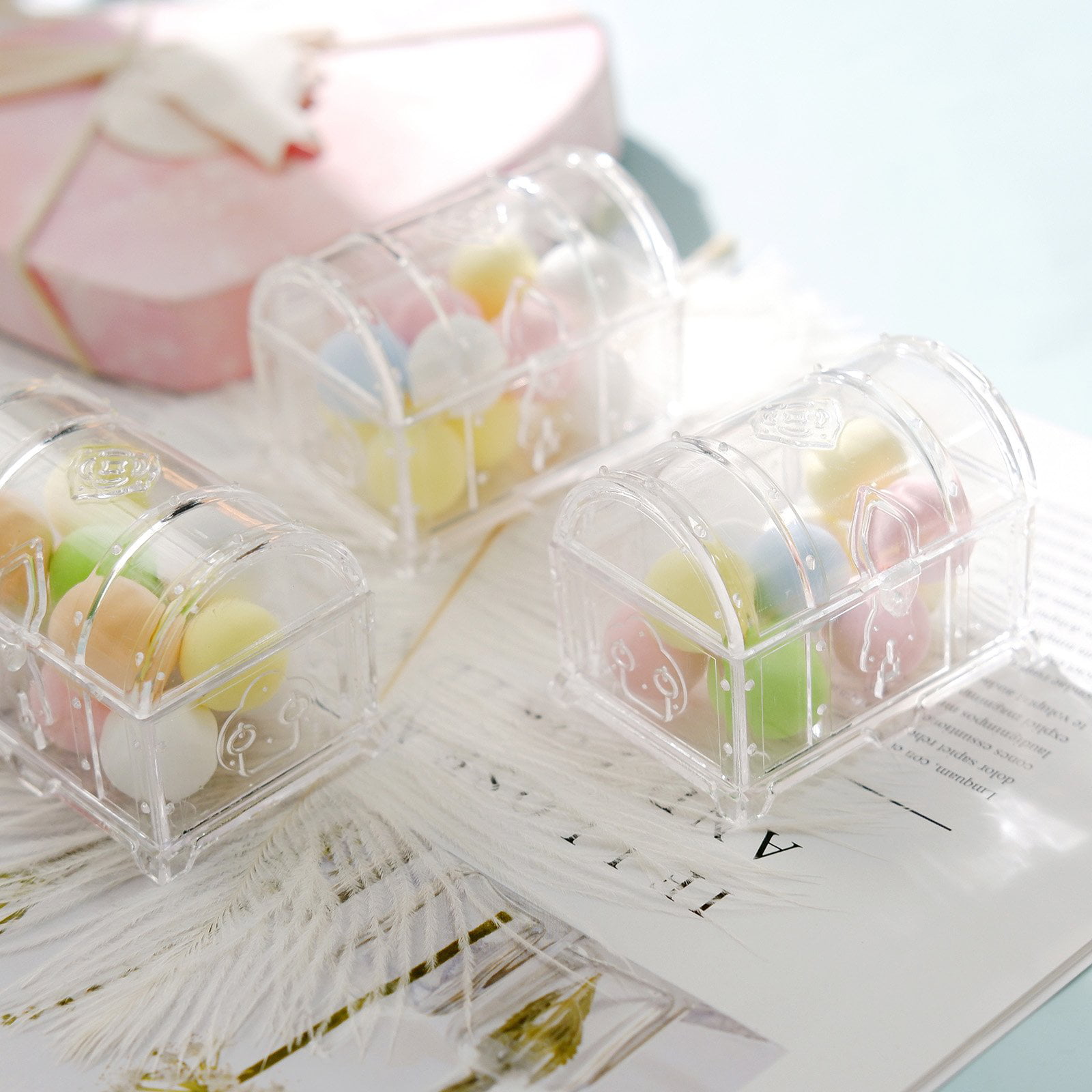 12 Pieces Wedding Baby Shower Party Favor Gift Box Candy Sweets Chocolate Box 
