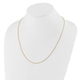 thumbnail image 5 of 14K Yellow Gold Rope Chain Styles Necklace Adjustable 1.2mm D/C 22 inch 1.2 mm, 5 of 6