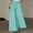 *Green, variant on ClodeEU Women's High Waisted Wide Leg Pants,Casual Summer Elastic Waist Flowy Palazzo Trousers with Pockets Blue,Women's Plus L