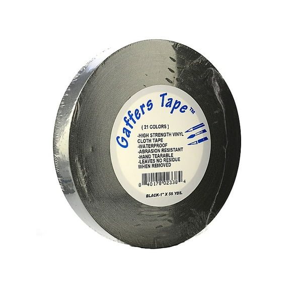 Pro Tapes Pro-Gaffer Tape 1 In. X 60 Yd. [Pack Of 2] (2PK-PG1BLA)