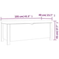 thumbnail image 4 of vidaXL Storage Box with Cushion Bench Organizer Living Room Hallway Entryway, 4 of 6
