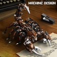 thumbnail image 7 of Honchoes Mechanical Scorpion Building Set Compatible with Lego Animal Insect Decor for Adults 1074 Pcs, 7 of 7