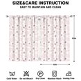 thumbnail image 2 of Nursery Curtains Boys Girls Kids Strawberry Bubble Gum Print Pattern Window Drapes for Living Bedroom Playroom Room Decor Rod Pocket 42x63 Inch 2 Panels, 2 of 2