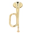 thumbnail image 1 of Cavalry Trumpet, C Key Spanish Bugle Curved Horn Mouth  for Orchestral Performance, 1 of 7