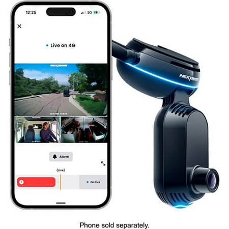 Nextbase - iQ 2K Smart Dash Cam with 4G/LTE and GPS - Black