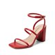 thumbnail image 1 of Sandalia DREAM PAIRS DWUMHS2529 Tacón Cuadrado Grueso Rojo 8 cm, 1 of 7