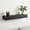 48'' Embossed - Black+1, variant on 48'' Embossed Fireplace Mantel Western Red Cedar Wall-Mounted & Floating Shelf for Home Decor    RR