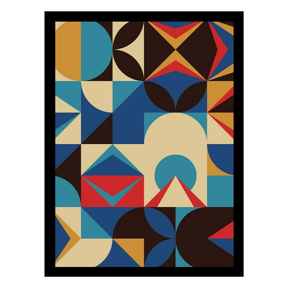 BOLD GEOMETRICS Framed Print