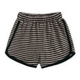 thumbnail image 4 of GERsome Boys Girls Cotton Sport Jogger Shorts Unisex Kids Summer Solid Color Active Short Pants Brown 6-7 Years, 4 of 4