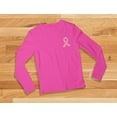 thumbnail image 5 of Tstars Womens Breast Cancer Awareness Shirts Hope Pocket Size Pink Ribbon Cancer Support Ribbon Apparel Women Long Sleeve T Shirt, 5 of 5